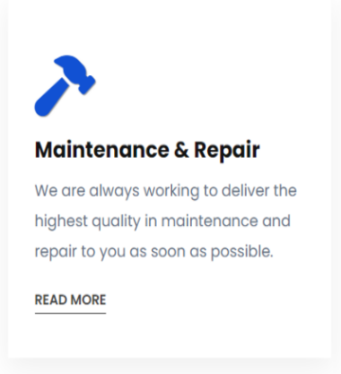 Maintenance & Repair